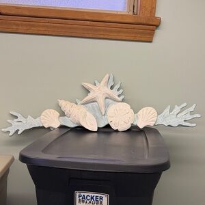 Coastal Seashell and Coral Swag Wall Decor